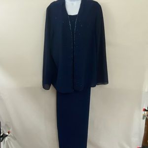 R&M Richards PLUS SIZE 14 2-Piece Formal Dress C26